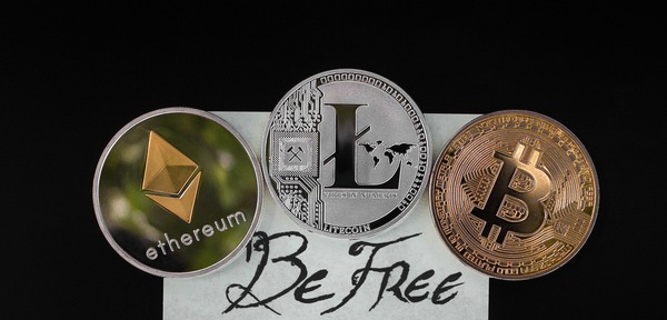 Cryptocurrency coins illustrating exchange minimum amounts